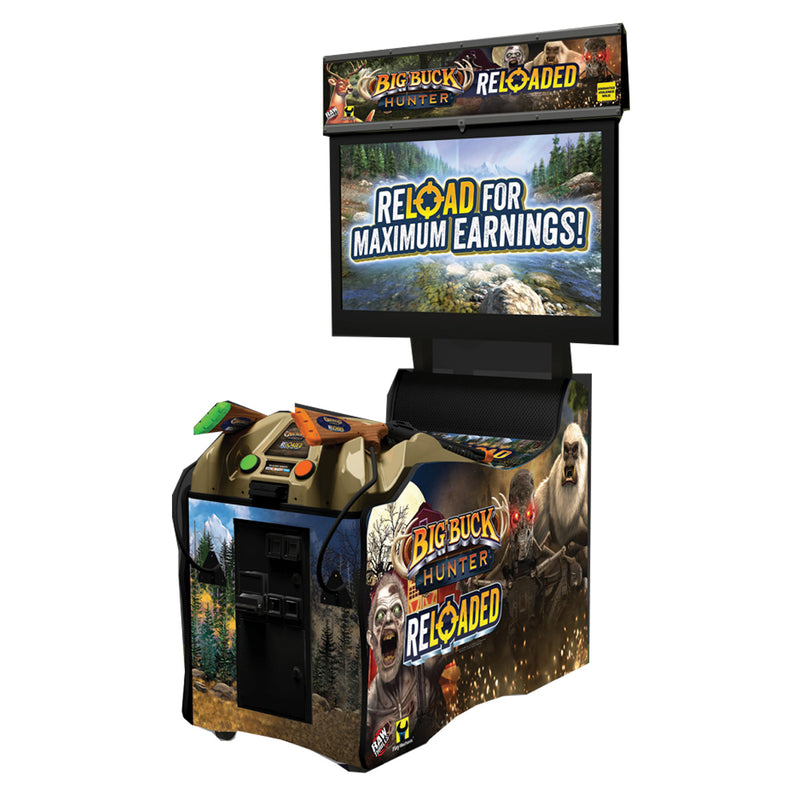 Raw Thrills Big Buck Hunter Reloaded Panorama Gun Shooting Arcade Game Online