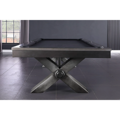 Plank & Hide Vox Steel Pool Table with Free Accessory Kit and Free Steel Cue Rack