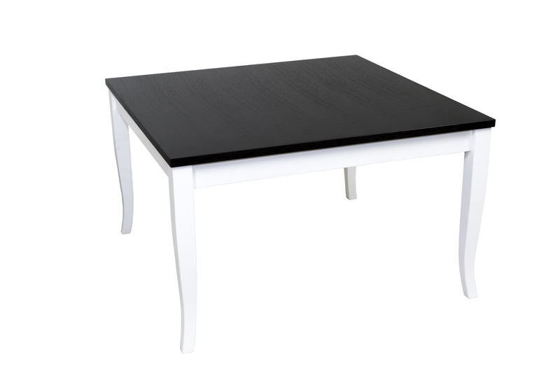 Maxima House FINEZJA Black and White square Wood Coffee Table