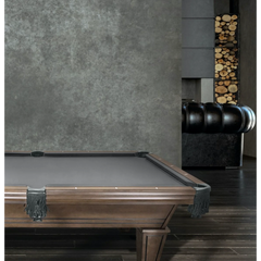 Plank & Hide Carrigan Wood Pool Table with Free Accessory Kit