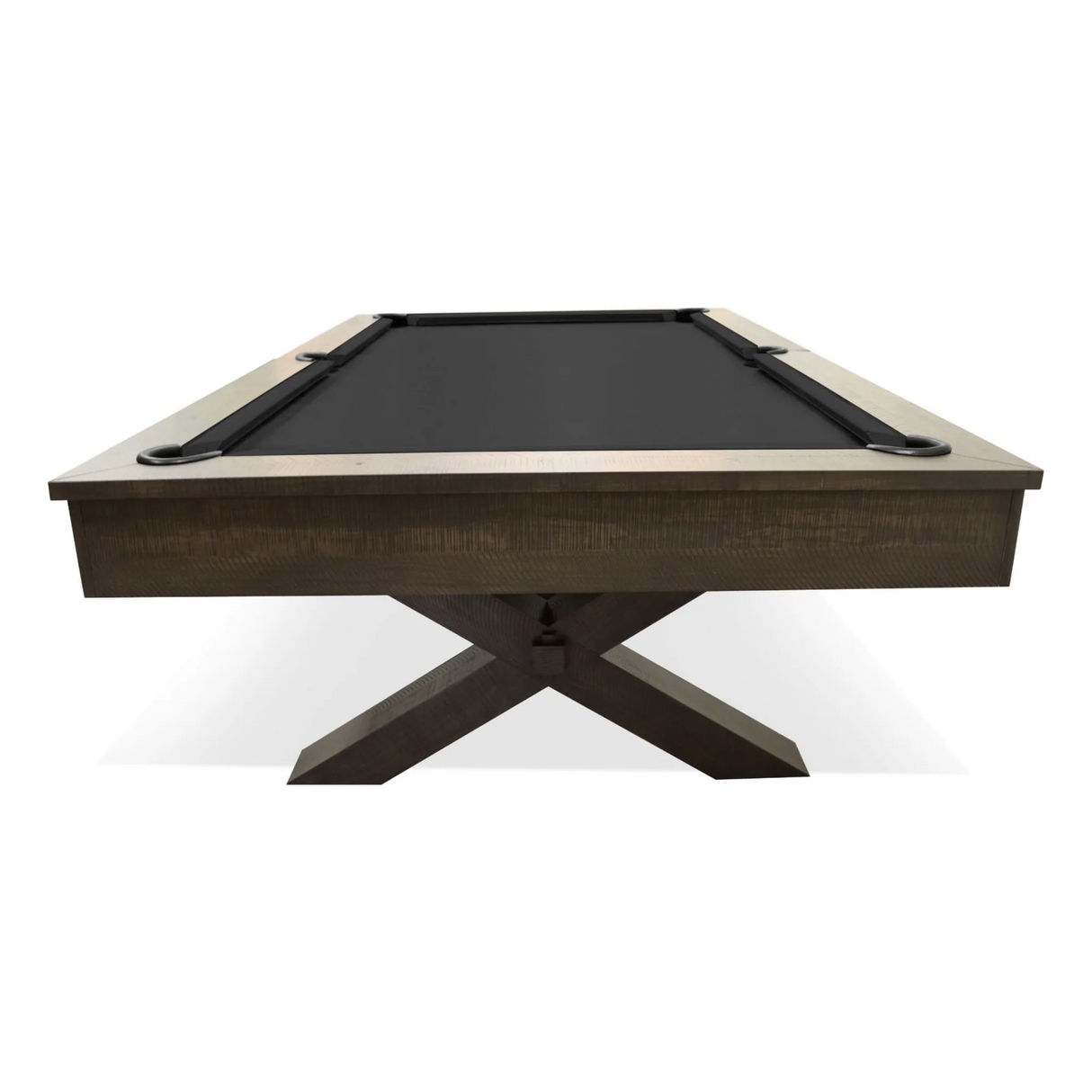Plank & Hide Crusader Wood Pool Table (Size 8') 878924-16 with Free Accessory Kit