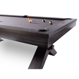Plank & Hide Vox Steel Pool Table with Free Accessory Kit and Free Steel Cue Rack