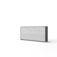 Maxima House Horizontal European Twin size Murphy Bed INVENTO with mattress