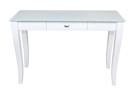 Maxima House White Console Table FINEZIA with drawer