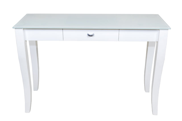 Maxima House White Console Table FINEZIA with drawer