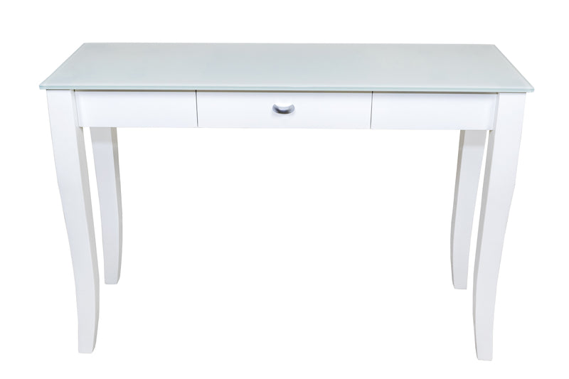 Maxima House White Console Table FINEZIA with drawer