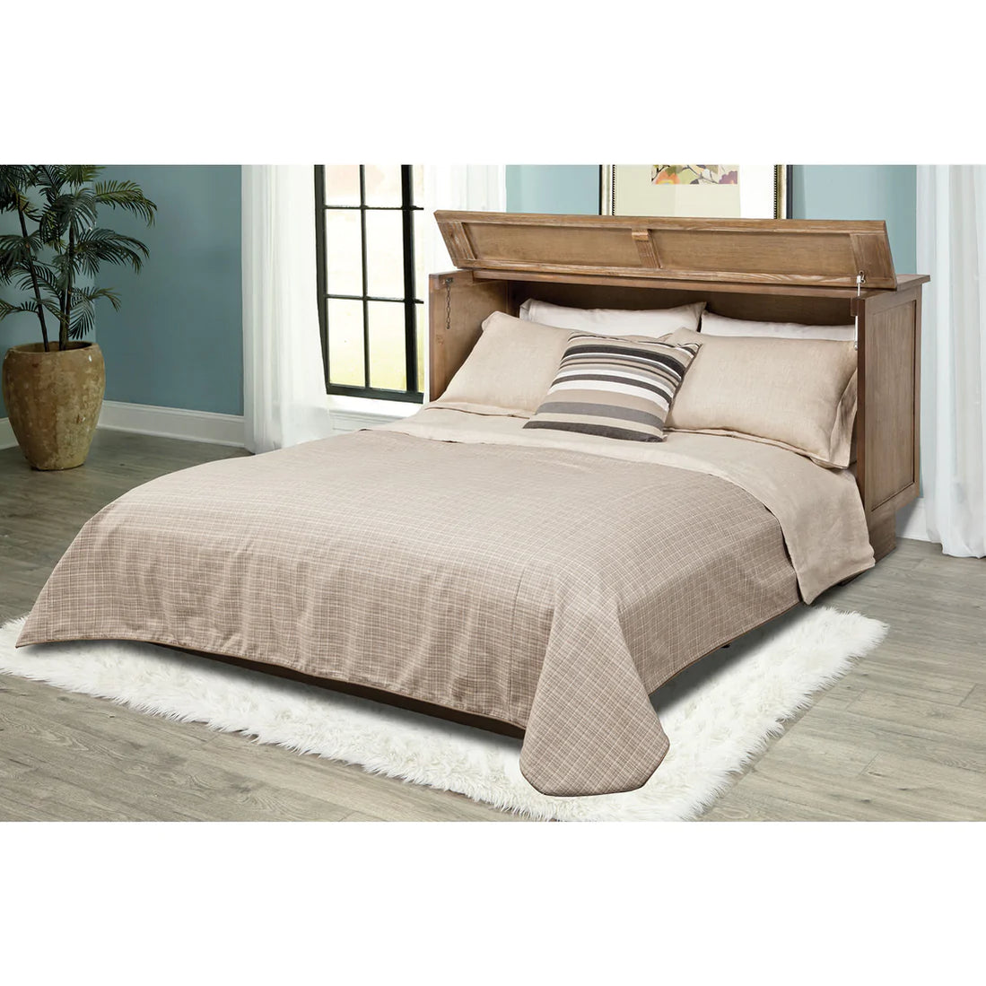 Arason Creden-ZzZ Brussels Murphy Queen Cabinet Bed