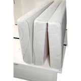 Arason Creden-ZzZ Madrid Murphy Full/Queen Cabinet Bed Brushed White