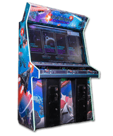 Alan-1 Asteroids Recharged 3-Player Deluxe Arcade Game Cabinet