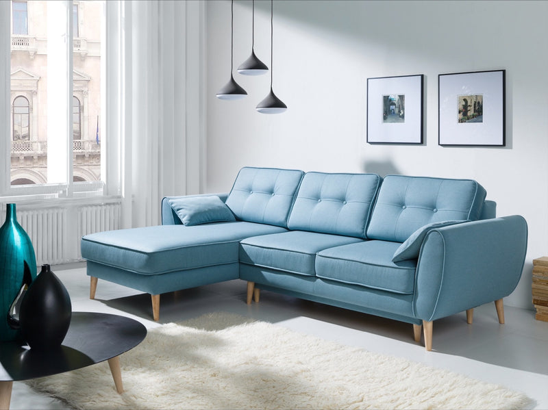 Maxima House Sectional sleeper Sofa with storage Left Facing Chaise