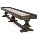 Plank & Hide Beaumont Shuffleboard Table with Free Bowling Pin Set