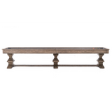 Plank & Hide Beaumont Shuffleboard Table with Free Bowling Pin Set