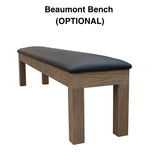 Plank & Hide Beaumont Wood Pool Table with Free Accessory Kit