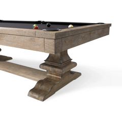 Plank & Hide Beaumont Wood Pool Table with Free Accessory Kit