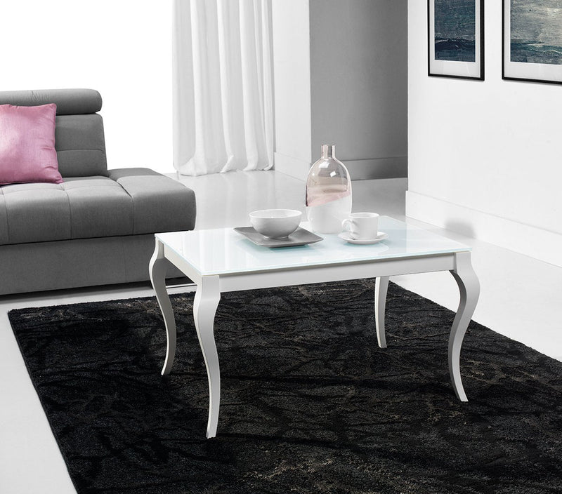 Maxima House BRESSO Glass Top Coffee Table