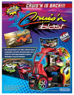 Raw Thrills Cruis'n Blast Commercial Arcade Game