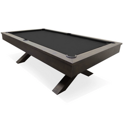 Plank & Hide Crusader Wood Pool Table (Size 8') 878924-16 with Free Accessory Kit