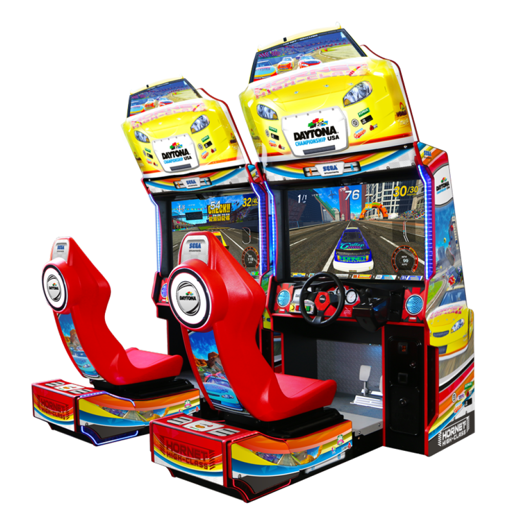 Sega Daytona 42" Std with 4 Way Shifter Arcade Game