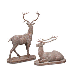 Park Hill Cast Iron Estate Stags, Set of 2 EAG80265