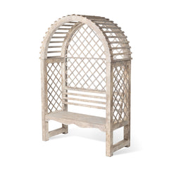 Park Hill Iron Garden Trellis with Bench EDX20205