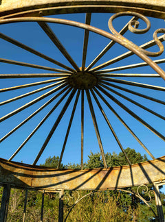 Park Hill Aged Metal Gazebo EDX90088