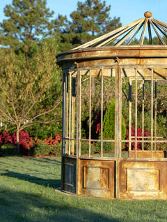 Park Hill Aged Metal Gazebo EDX90088