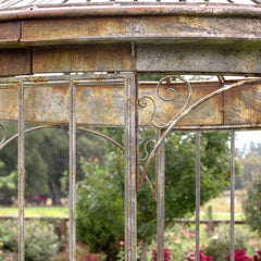 Park Hill Aged Metal Gazebo EDX90088