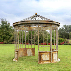 Park Hill Aged Metal Gazebo EDX90088