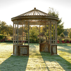 Park Hill Aged Metal Gazebo EDX90088