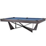 Plank & Hide Essex Steel Pool Table (Size 8') 28066-GUN with Free Accessory Kit and Free Steel Cue Rack