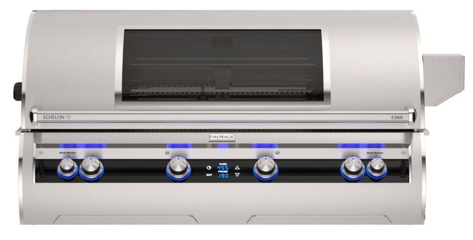 FireMagic E1060i Echelon 48" Built-In Grill with Digital Thermometer, Infrared Burner and Magic View Window