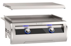 FireMagic E660i Echelon 30" Gourmet Built-In Griddle with Black Glass Control Panel