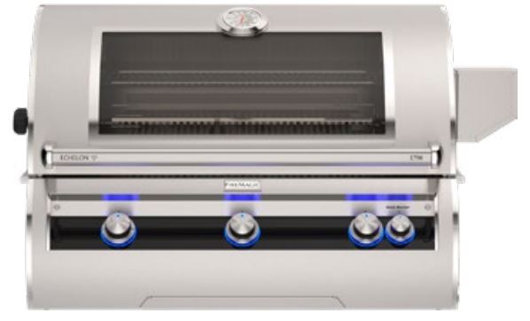 FireMagic E790i Echelon 36" Built-In Grill with Analog Thermometer, Infrared Burner and Magic View Window