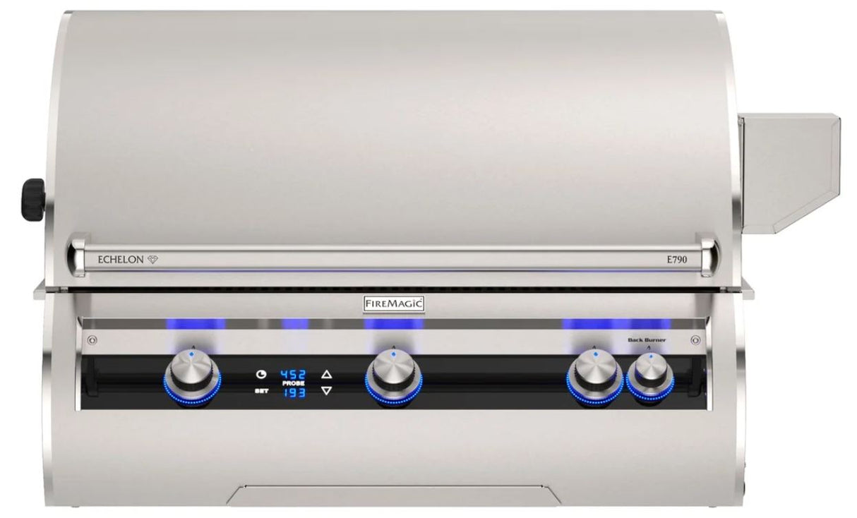 FireMagic E790i Echelon 36" Built-In Grill with Analog Thermometer and Infrared Burner