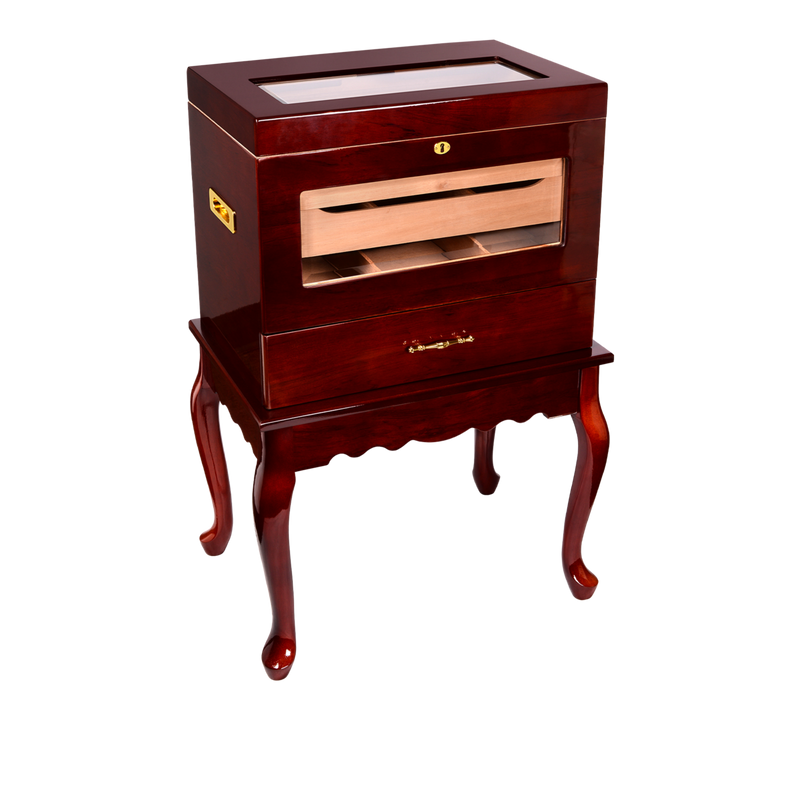 Quality Importers Geneve Table Cigar Humidor