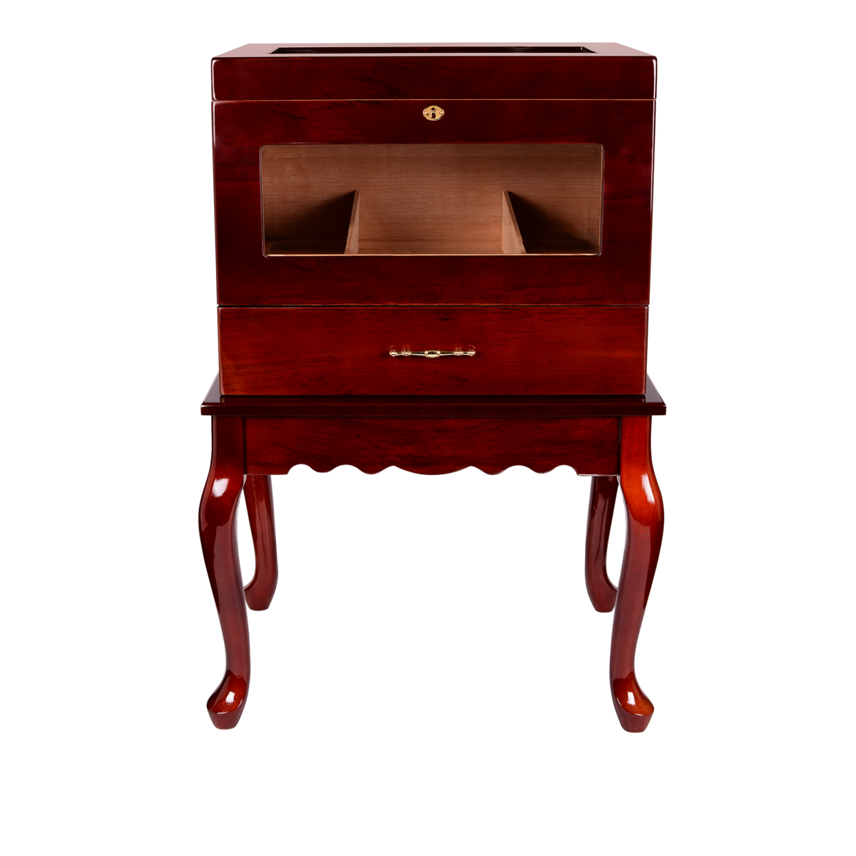 Quality Importers Geneve Table Cigar Humidor