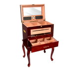 Quality Importers Geneve Table Cigar Humidor