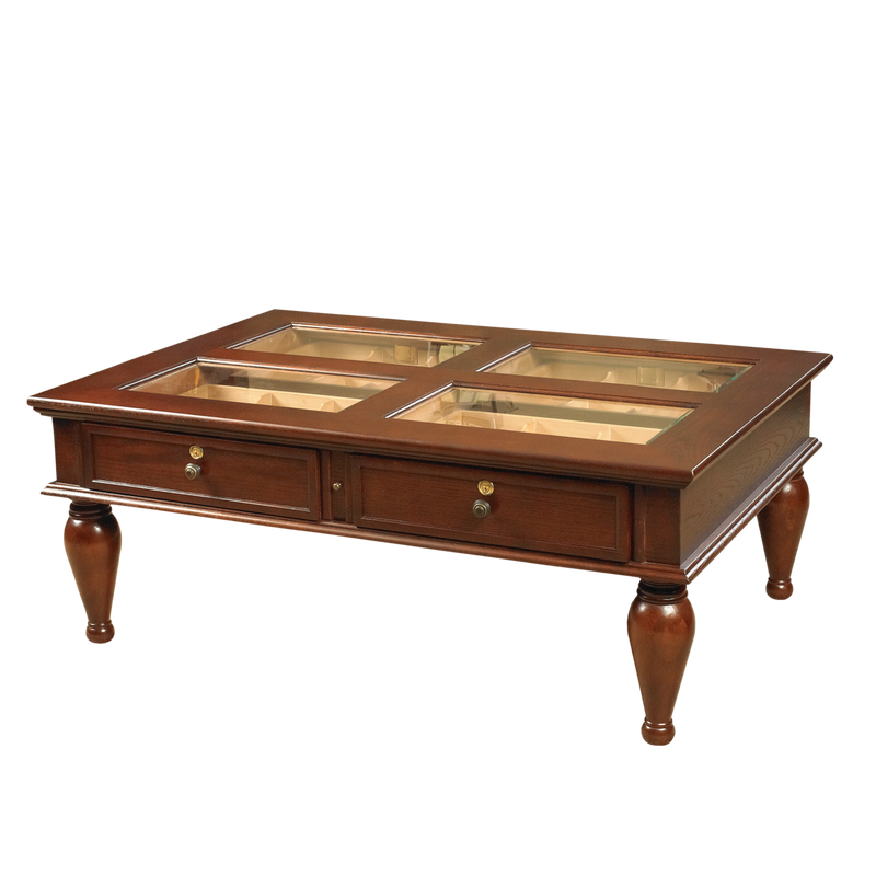 Quality Importers Coffee Table Humidor