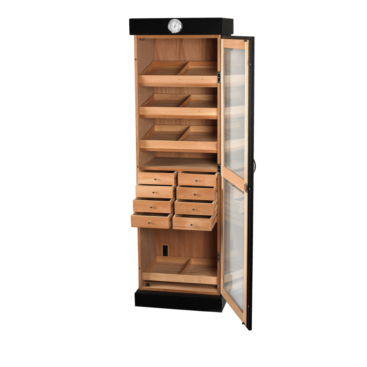 Quality Importers Tower 3,000 Ct. Cigar Display Humidor