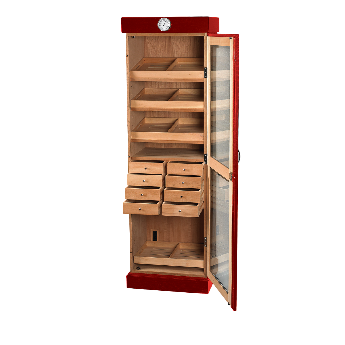 Quality Importers Tower 3,000 Ct. Cigar Display Humidor