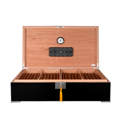 Quality Importers Valentino Noir 250 Ct. Desktop Cigar Humior