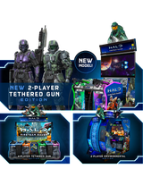 Raw Thrills Halo Fireteam Raven Tethered 2 Player Arcade Game