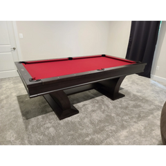 Plank & Hide Paxton Wood Pool Table (Size 8') 87025-TOB with Free Accessory Kit