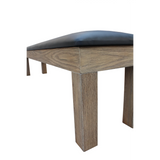 Plank & Hide Beaumont and Isaac Bench with Storage 87014-ASH