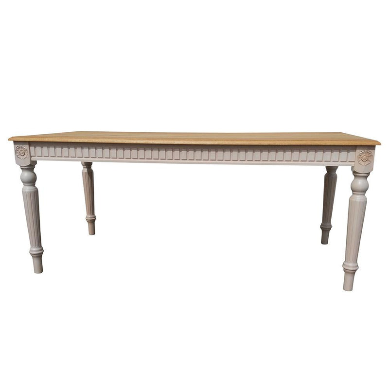 Maxima House BADI Rectangular Solid Wood Dining Table