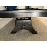 Plank & Hide Jaxx Steel Pool Table (Size 8') 28048-GUN with Free Accessory Kit, Free Steel Cue Rack