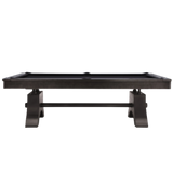 Plank & Hide Jaxx Steel Pool Table (Size 8') 28048-GUN with Free Accessory Kit, Free Steel Cue Rack