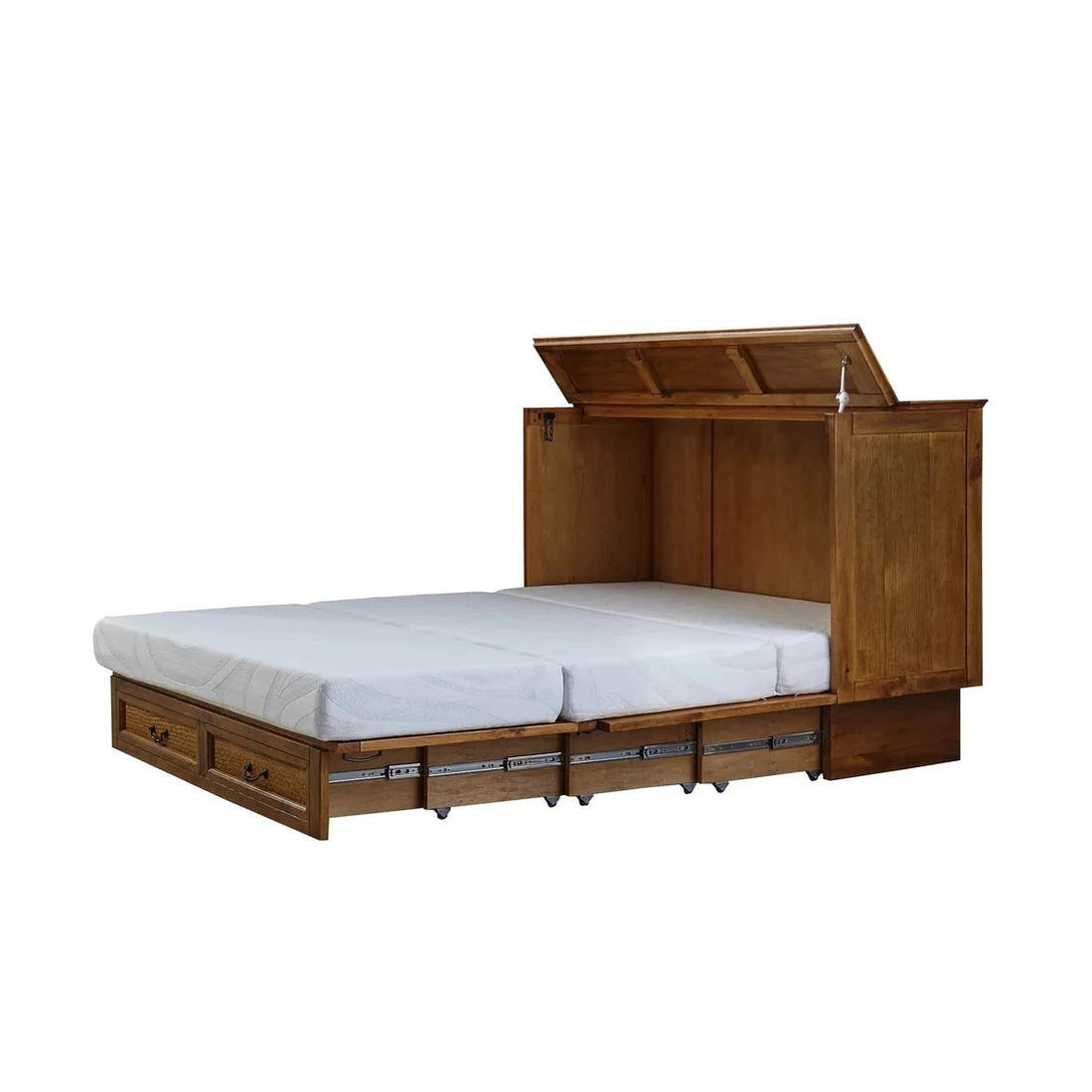 Arason Creden-ZzZ Kingston Murphy Queen Cabinet Bed