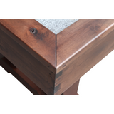 Plank & Hide Lucas Shuffleboard Table with Free Bowling Pin Set