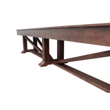Plank & Hide Lucas Shuffleboard Table with Free Bowling Pin Set